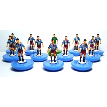Subbuteo Andrew Table Soccer Trabzonspor 2016-17 on Classic Hasbro bases